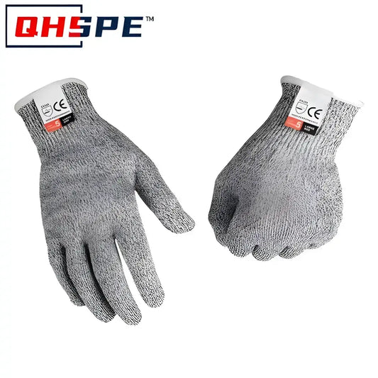 Gray cut resistant gloves for kitchen use in Unbeatable Cut Resistant Kitchen Gloves