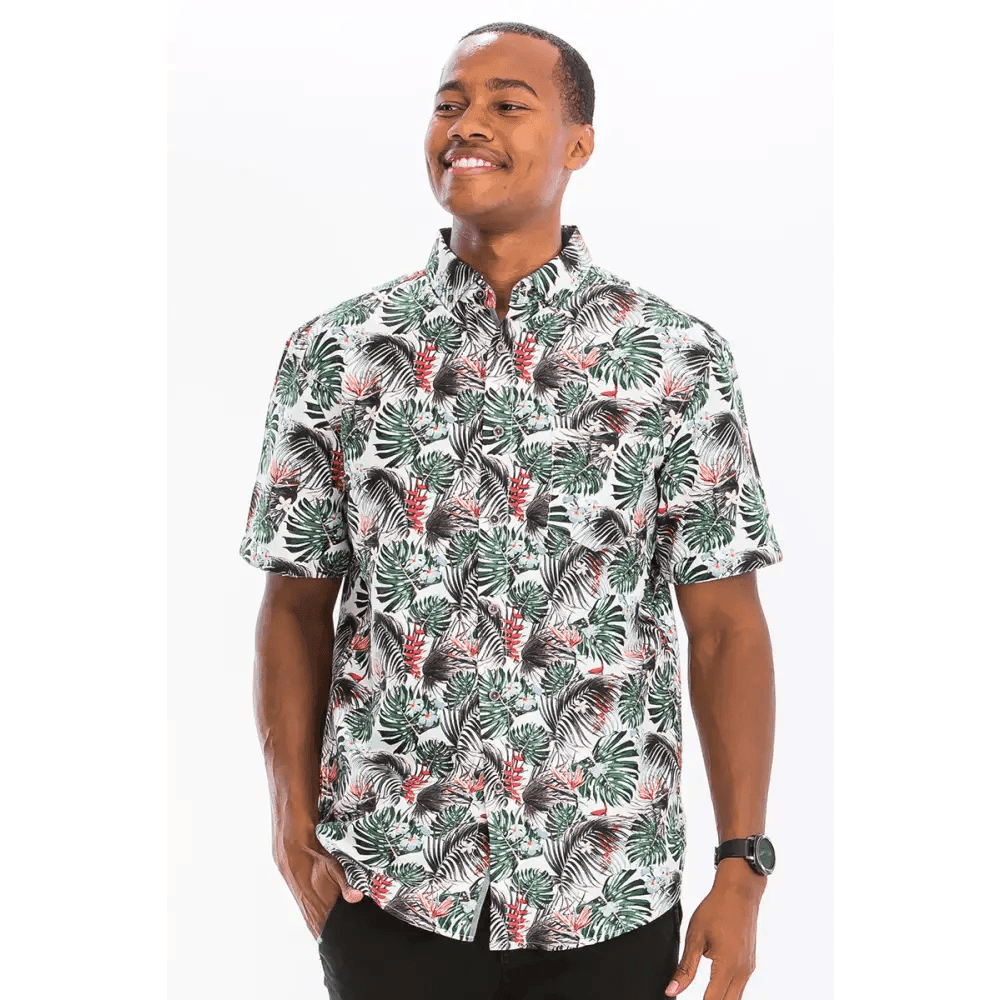 Tropical Vibe Unleashed: Mens Island Shirt! - Estalios