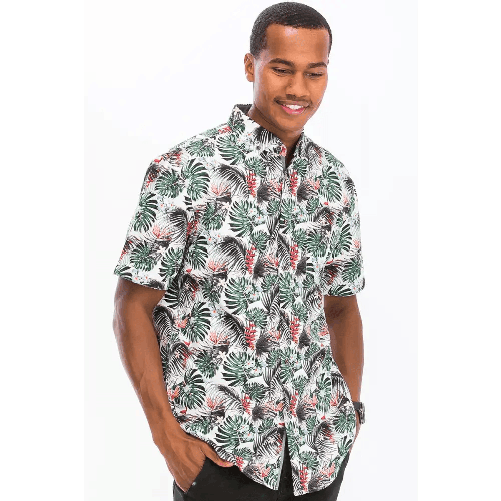 Tropical Vibe Unleashed: Mens Island Shirt! - Estalios