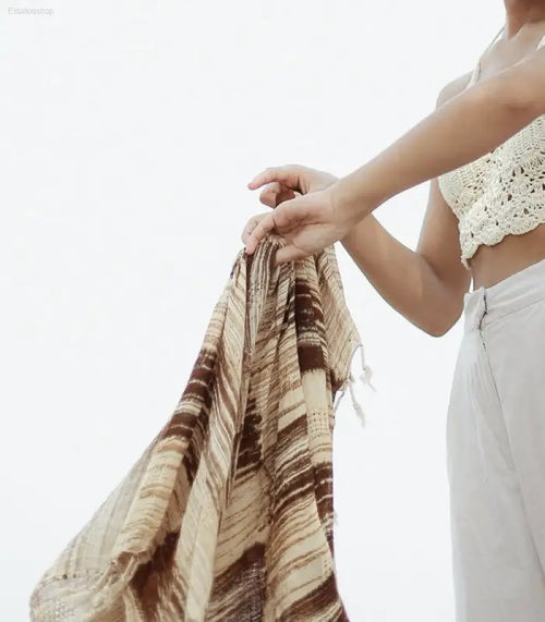 🌟 Unique Style – Handwoven Cotton Scarf | Perfect for Adding a Touch of Elegance to Any Outfit