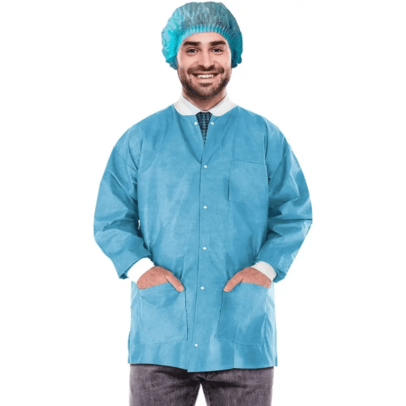 Unisex Disposable Lab Jacket Pack of 100 for Comfort - Estalios