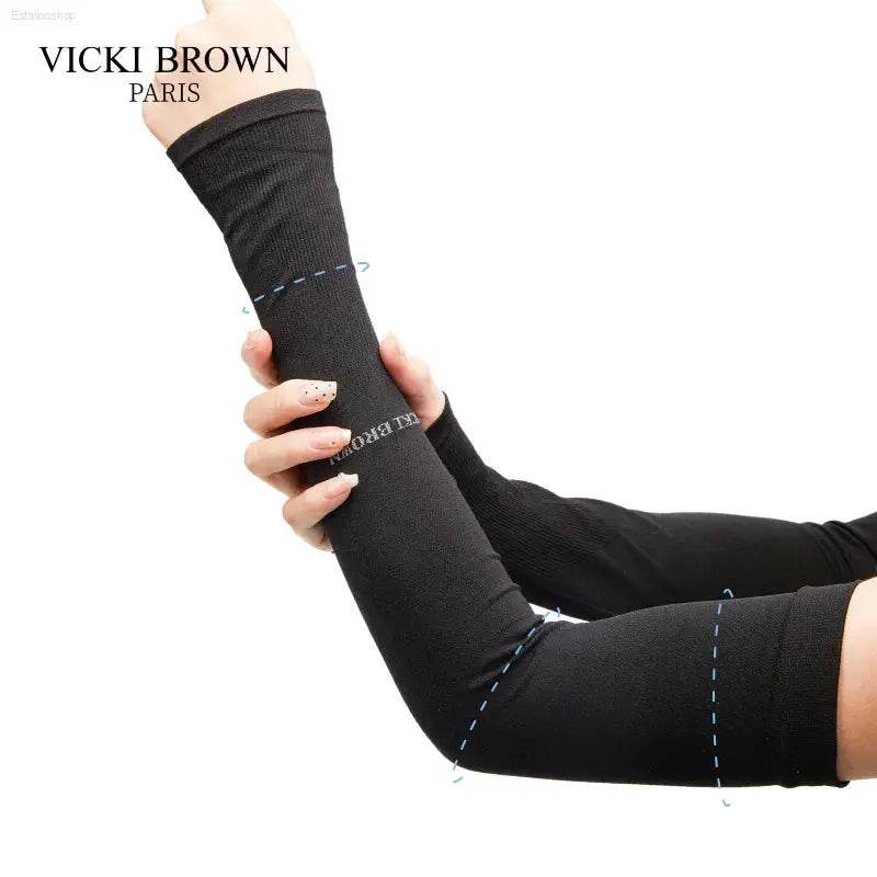 Unisex Ice Silk Sun Protection Sleeves for Outdoor Sports - Ultimate Cycling & Driving Hand Protection (1 Pack) - Estalios