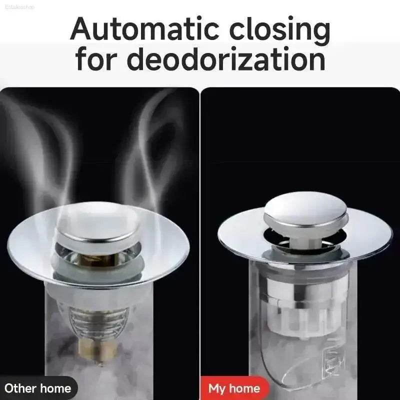 Universal Basin Pop-up Drain Filter for Hair and Debris - Estalios