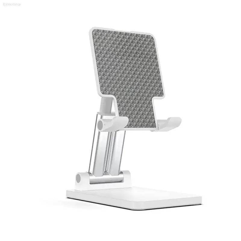 Universal Desktop Phone Bracket with Solid Base and Folding Design - Estalios