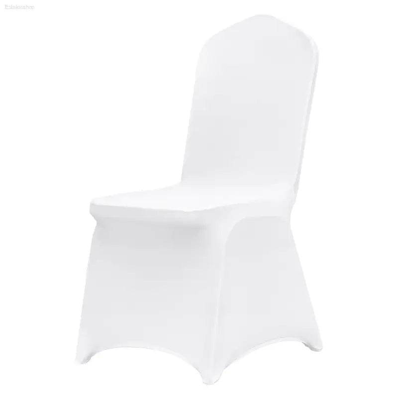 Universal Spandex Folding Chair Covers for Events 50PCS White - Estalios