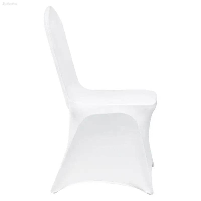 Universal Spandex Folding Chair Covers for Events 50PCS White - Estalios
