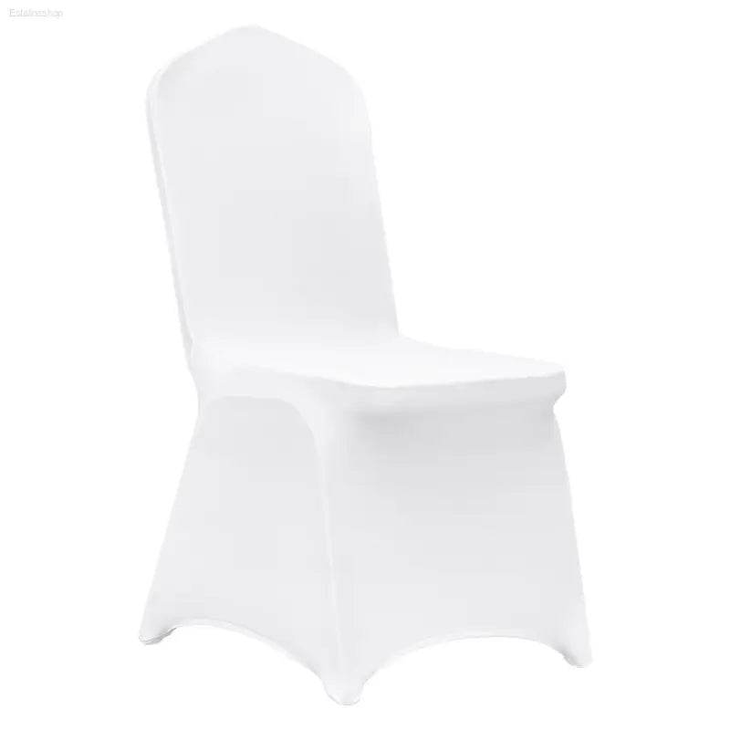 Universal Spandex Folding Chair Covers for Events 50PCS White - Estalios