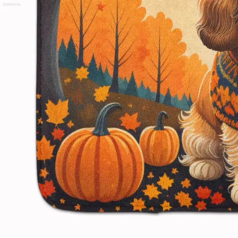 Unleash Autumn Vibes with Our Stylish Dog Bath Mat - Estalios