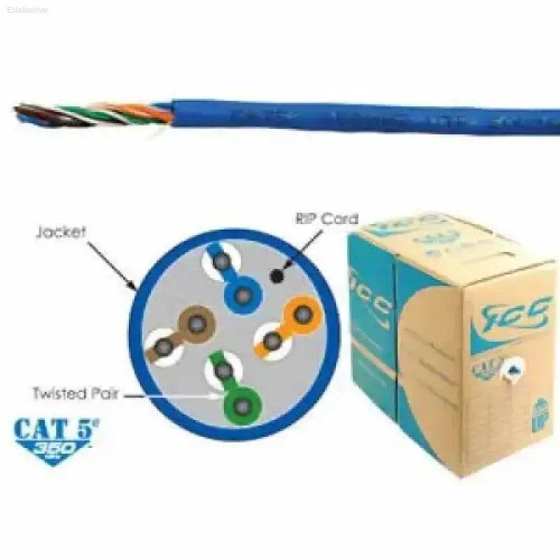 Unleash Blazing Speed: Grab your Blue Cat5e Cable Box Now! ## Product Description Get Ready to Experience Lightning-fast Network Speeds - Estalios