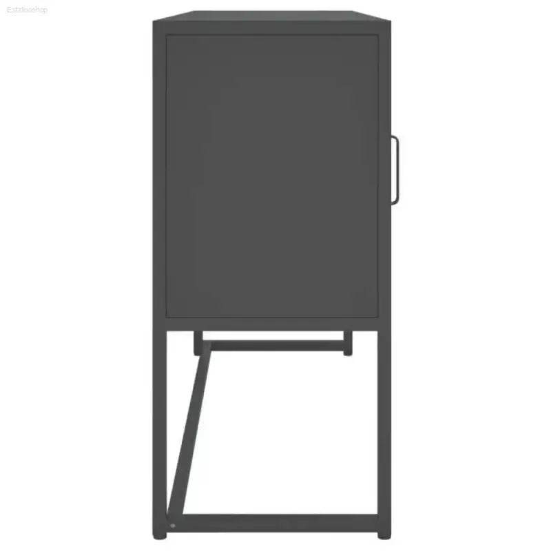 Unleash Charcoal Steel Storage: Adjustable Feet Included! **charcoal Steel Cabinet Collection** Elevate your Storage Game with our Sleek and Versatile Charcoal Steel - Estalios