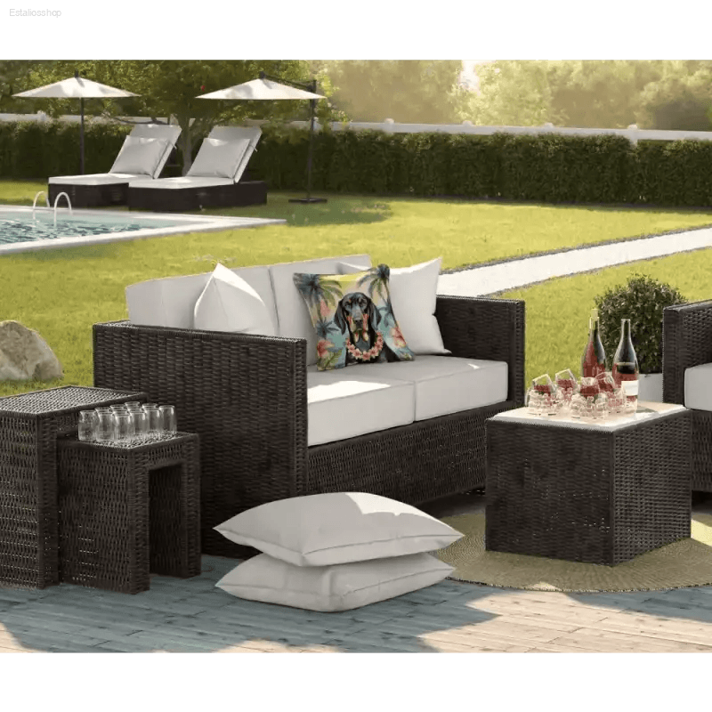 Unleash Doggy Dreams: Tropical Patio Set Paradise! Okay, Here is the Product Description you Asked For: Get Ready to Transform your Outdoor Space - Estalios