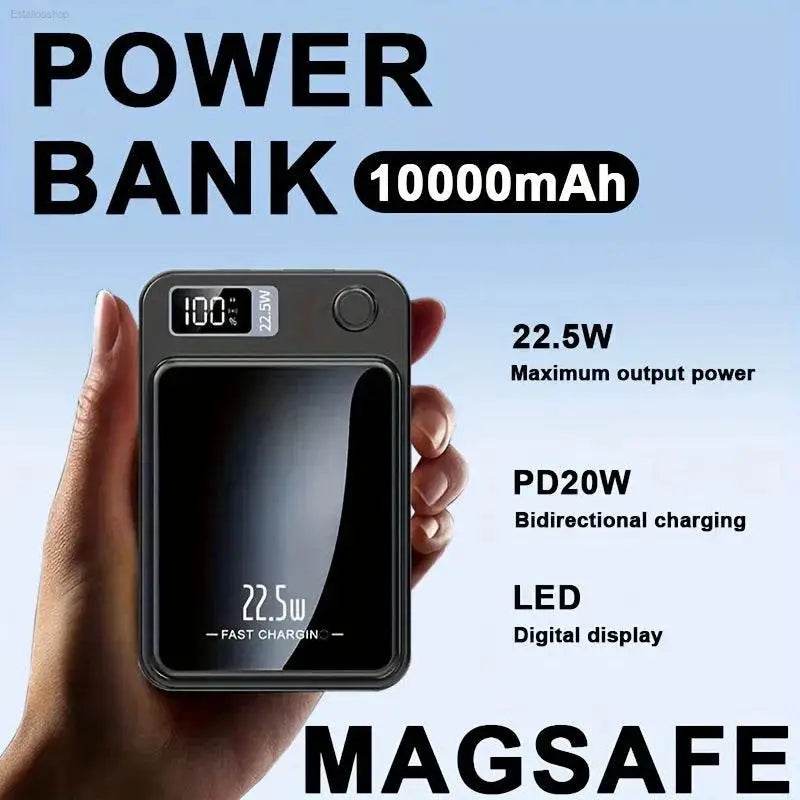 Black Magsafe power bank.