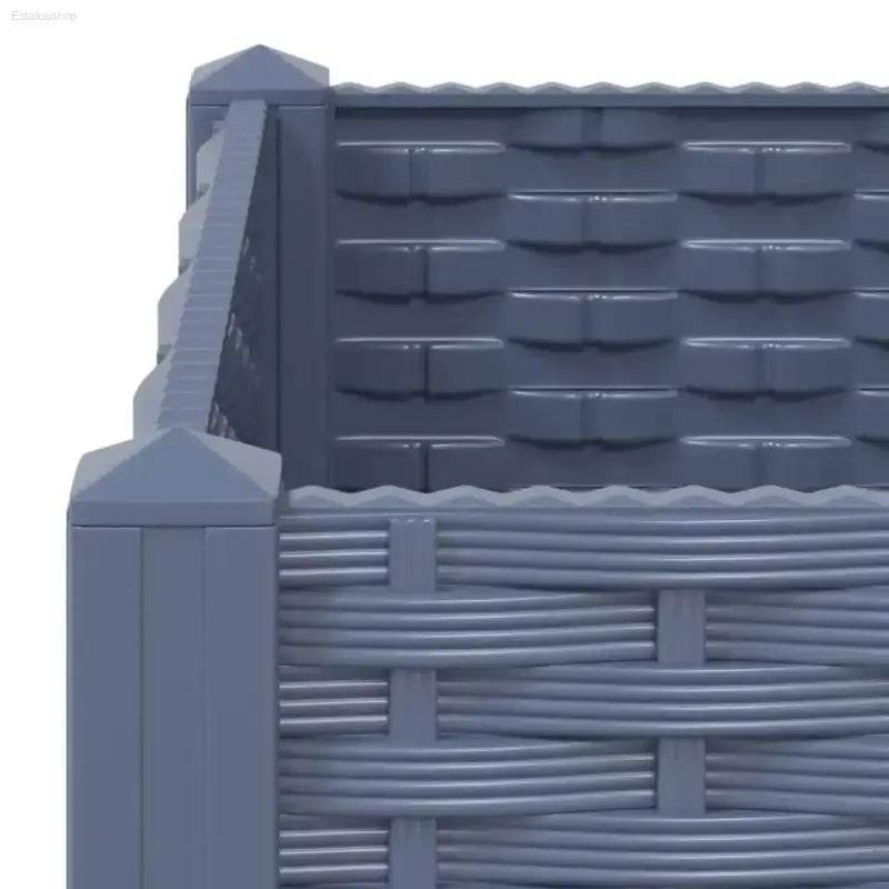 Unleash Gray Wicker Wonders: Planter Paradise! **product Description:** Elevate your Garden Game with this Trio of Chic Gray Woven-look - Estalios