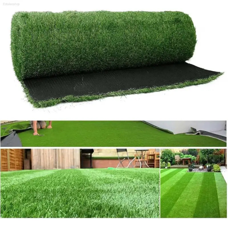 Artificial grass roll and installations.