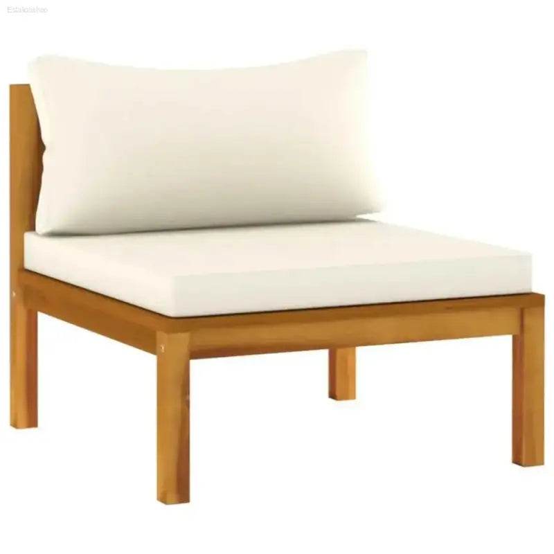 Unleash Outdoor Oasis: Wooden Sectional Sofa & Coffee Table Set - Estalios