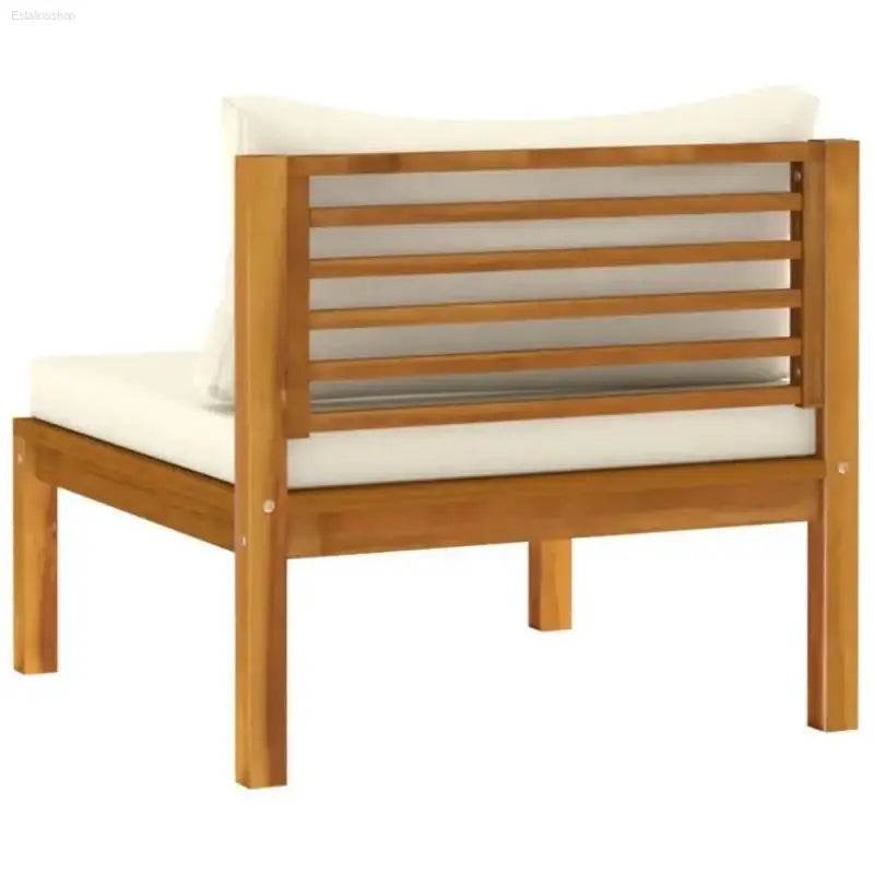 Unleash Outdoor Oasis: Wooden Sectional Sofa & Coffee Table Set - Estalios