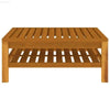 Unleash Outdoor Oasis: Wooden Sectional Sofa & Coffee Table Set - Estalios
