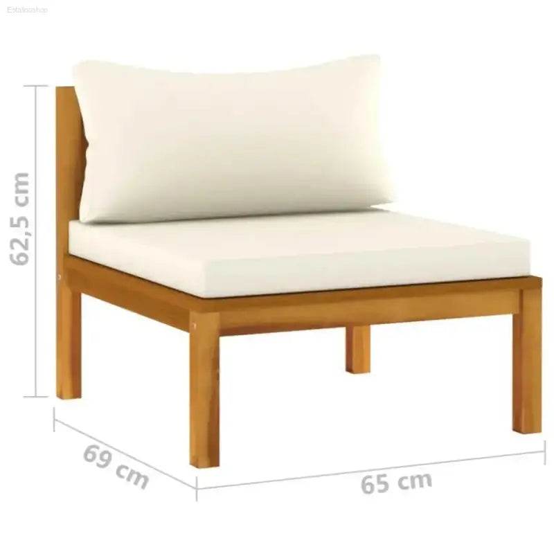 Unleash Outdoor Oasis: Wooden Sectional Sofa & Coffee Table Set - Estalios