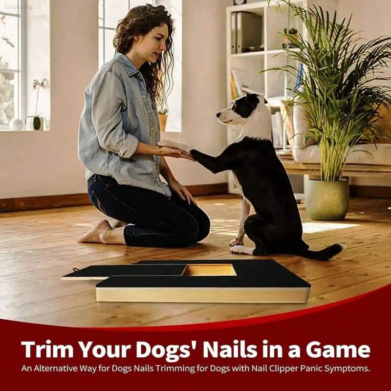 Stress-Free Dog Nail Care Kit: Scratch Pad & Treat Box for Happy Pups - Estalios