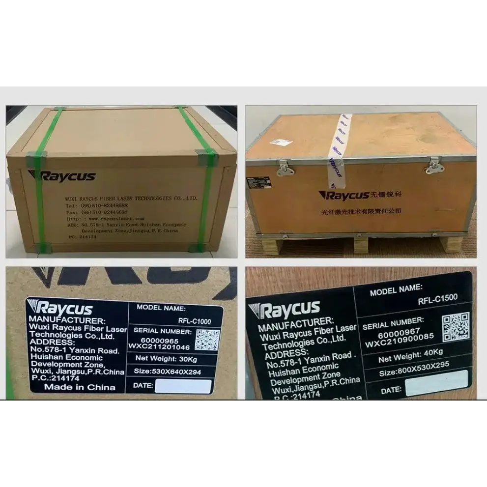 Raycus 3000W Laser in packaging for RFL-C3000S Single Mould Laser system