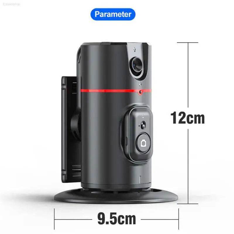 Black cylindrical camera.