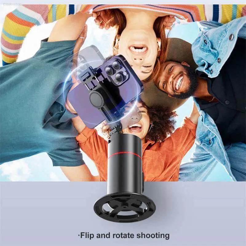 Rotating phone holder.