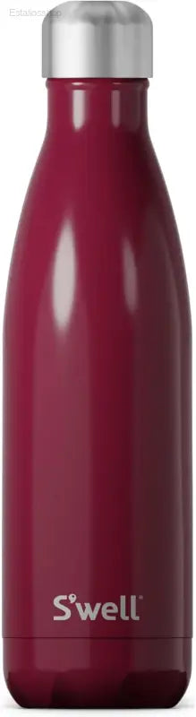 Maroon S’well water bottle.
