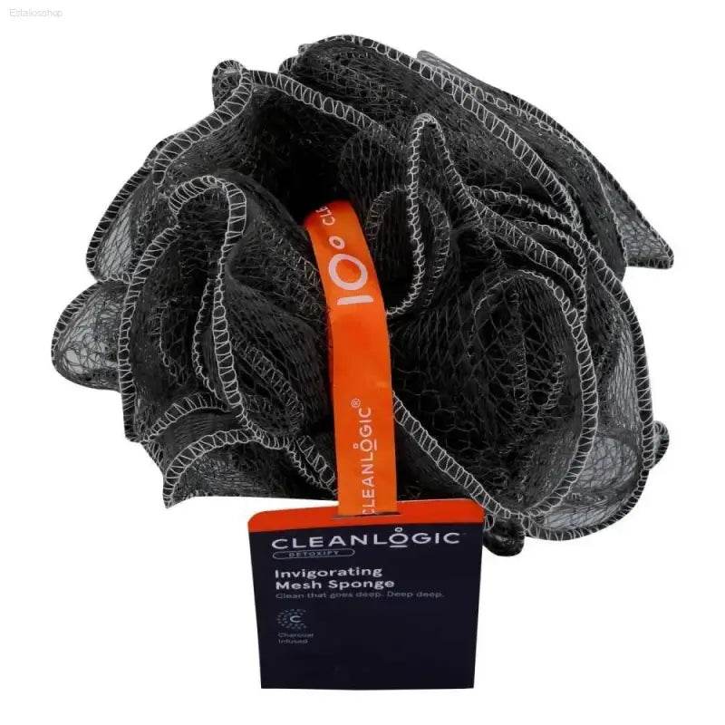 Unleash the Cleanlogic Charcoal Mesh Sponge! Get Ready for Seriously Smooth Skin with our Black Mesh Bath Sponge. this Isn't your Average Sponge – - Estalios