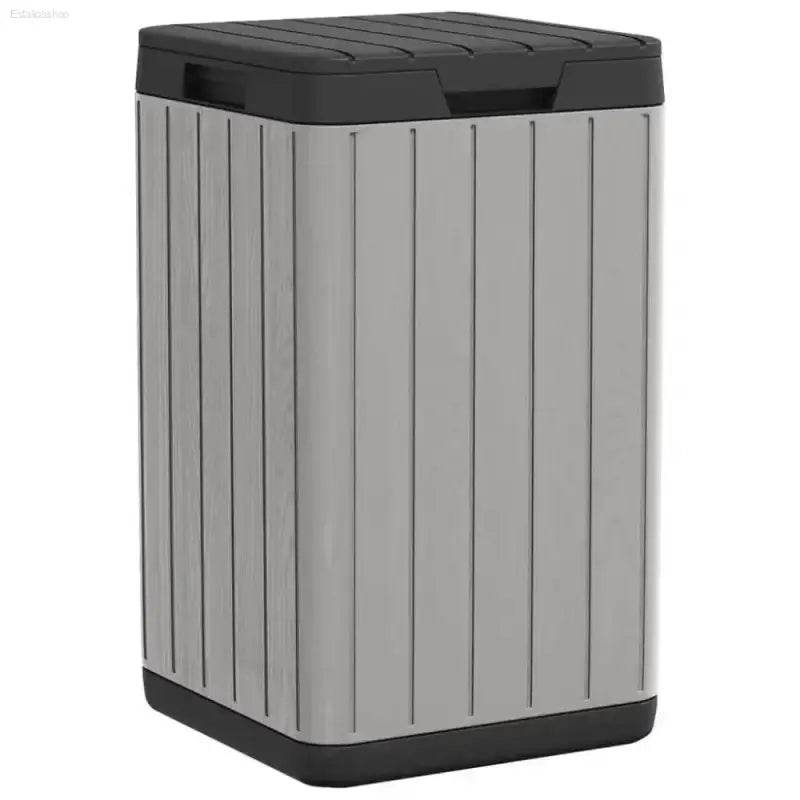 Unleash the Gray Guardian: Large Capacity Outdoor Storage! this Gray Guardian Storage Solution is your Answer to Conquering Outdoor Clutter, Offering Durable and Discreet Containment - Estalios
