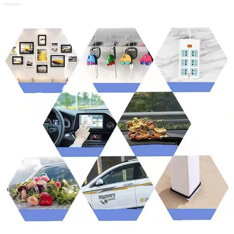 Collage of household and automotive items.