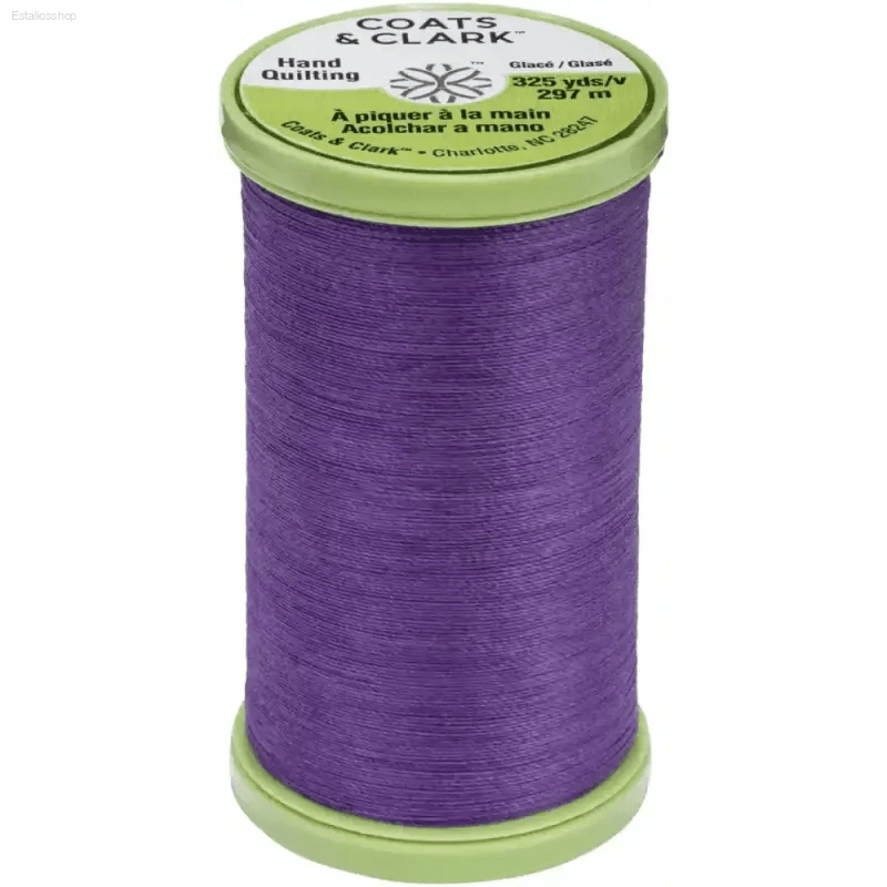 Unleash the Purple: Hand Quilting Thread! Get ready to add some vibrant flair to your quilting projects with our premium Spool of Purple Hand Quil - Estalios