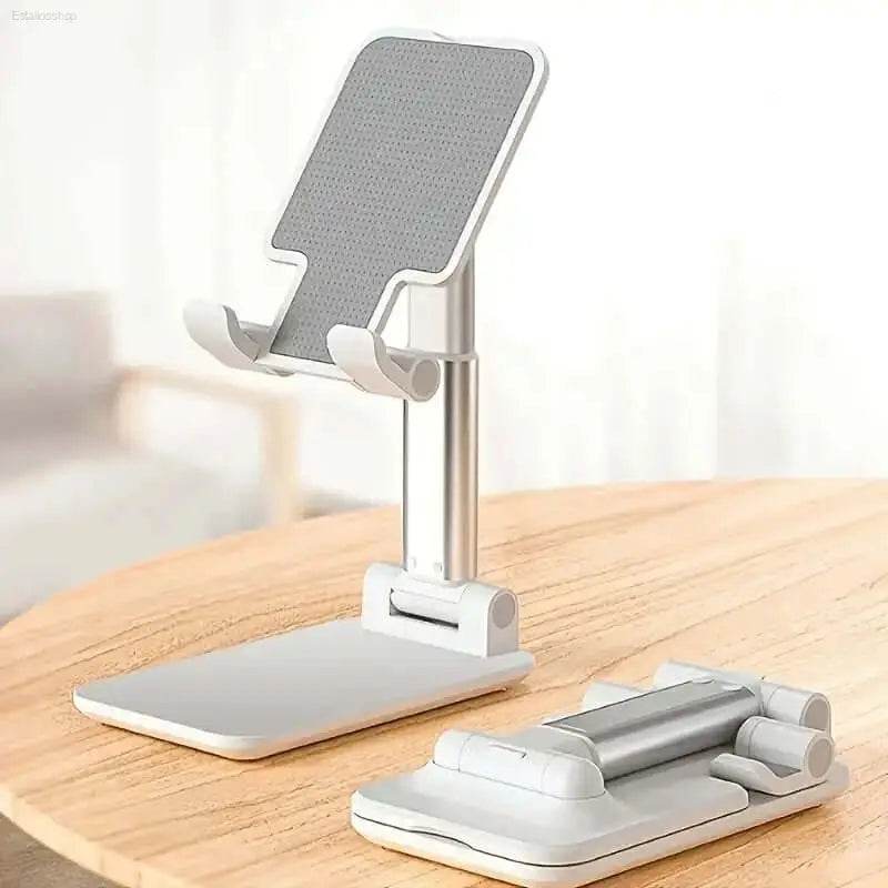 Adjustable foldable phone stand.