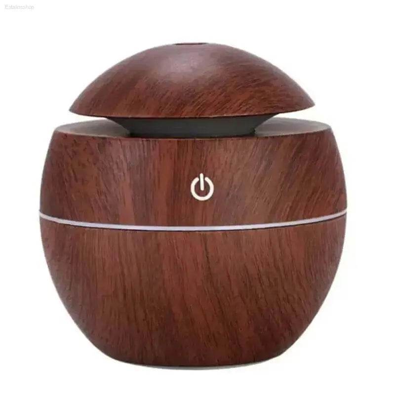 Brown woodgrain humidifier.