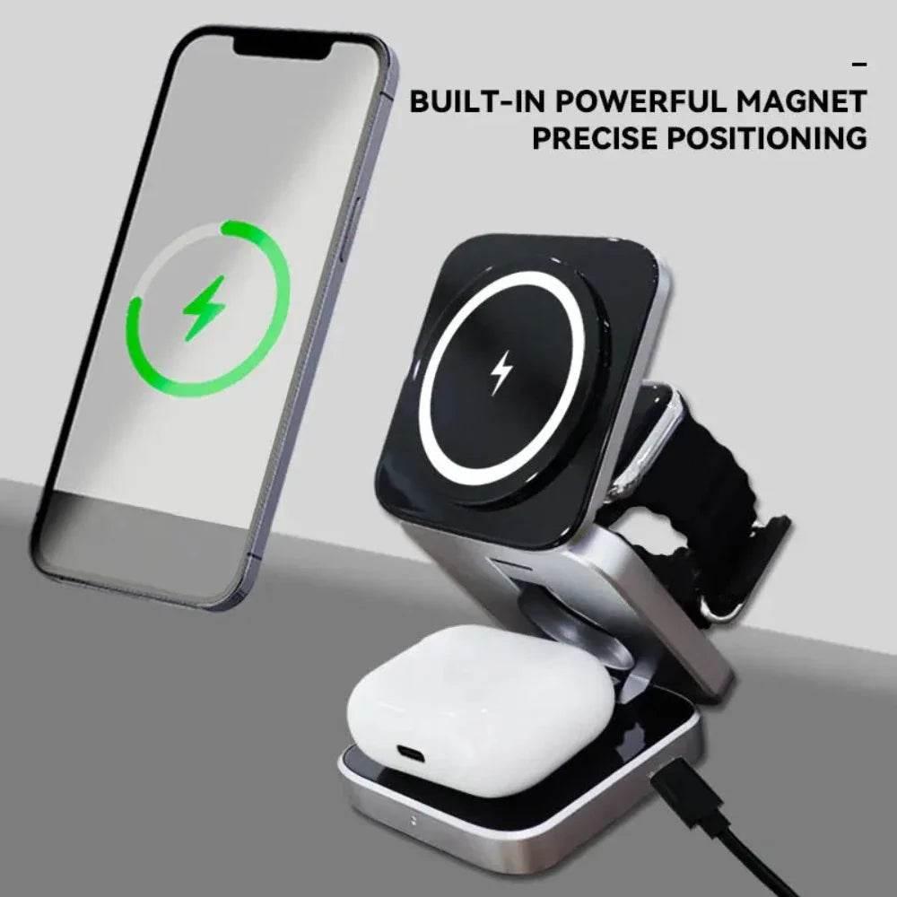 Unleash Wireless Power with the 3 in 1 Charging Hub Today - Estalios