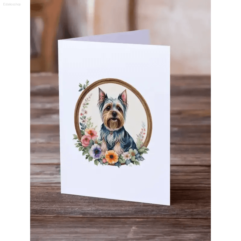 Unleash Yorkie Charm with Our Adorable Greeting Cards - Estalios
