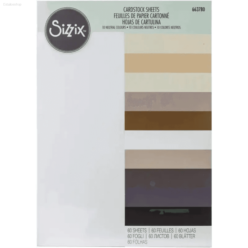 Unleash your Creativity with Sizzix Neutral Cardstock Sheets! Sizzix Textured Cardstock Sheets: your Secret Weapon Craft Stunning Creations with s - Estalios