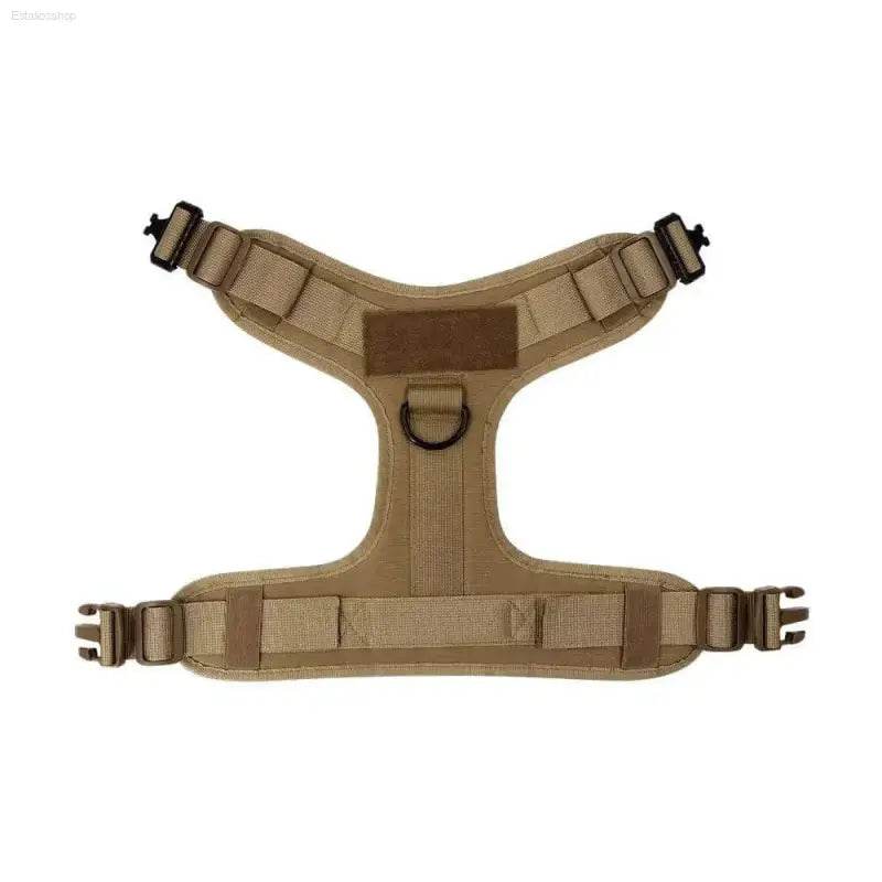 Unleash your Dog: Tan Tactical Dog Harness with Perfect Chest Girth! **product Description** Gear Up your Furry Friend with the Ultimate Tan Tactical - Estalios