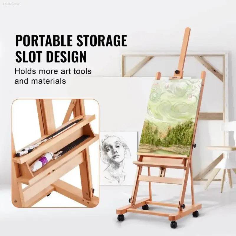 Unleash your Inner Artist with the Vevor Studio H-frame Easel! Here is a Product Description Following your Instructions: - Estalios