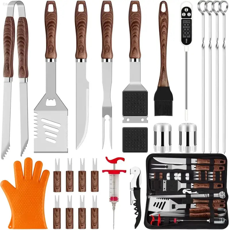 Barbecue tool set.