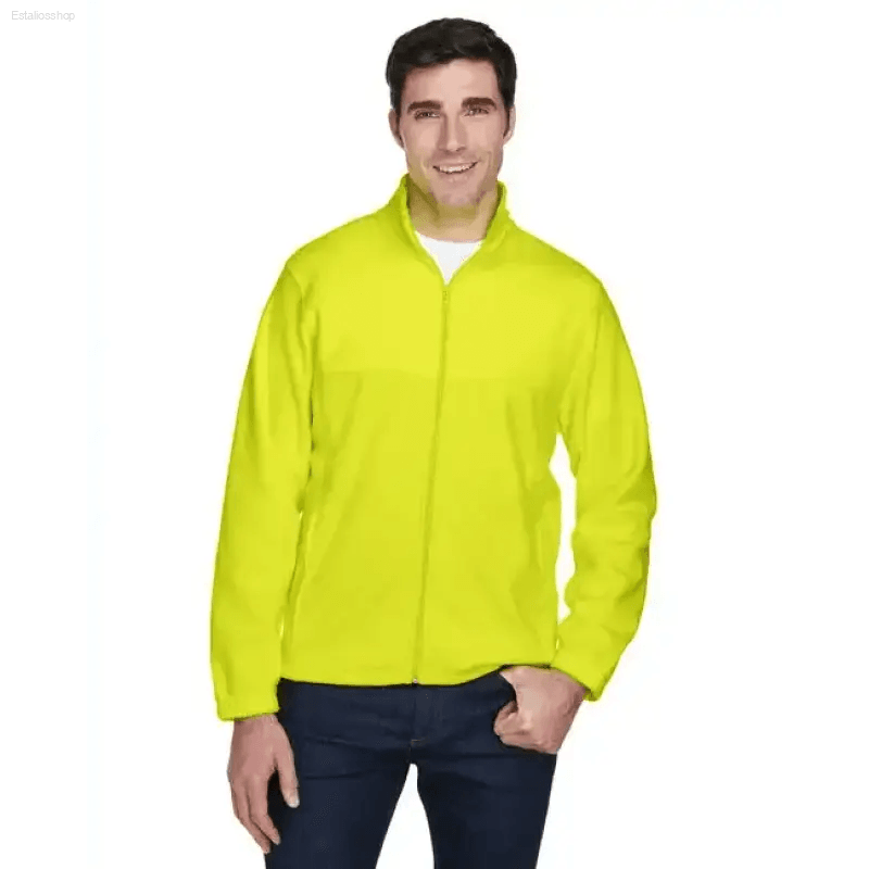Unleash your Yellow Jacket Power now Product Description: Get Ready to Experience Ultimate Comfort and Style with our Vibrant Yellow Fleece Jacket. this Isn - Estalios