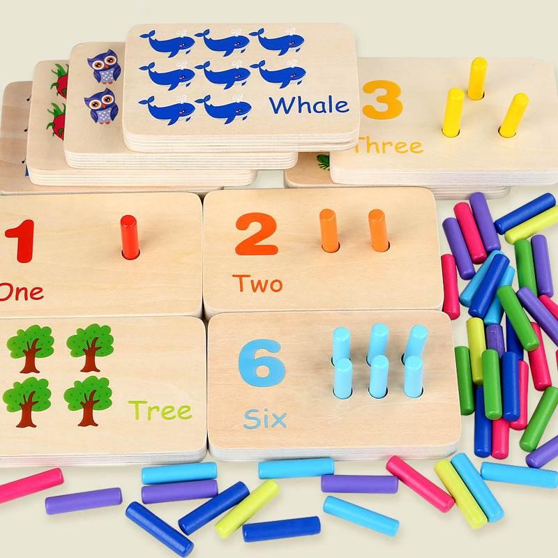 Unlock Fun with Wooden Number Blocks for Counting Magic! - Estalios