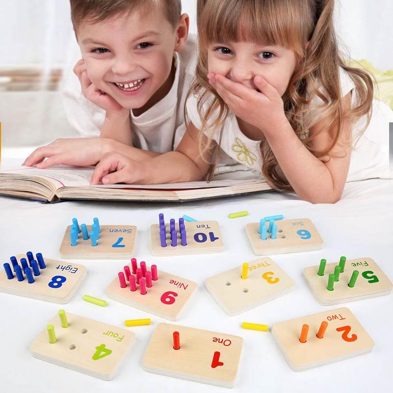 Unlock Fun with Wooden Number Blocks for Counting Magic! - Estalios