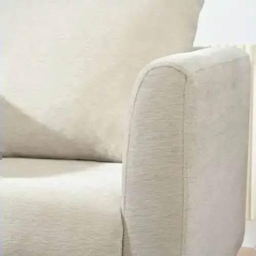Upholstered Armchair With Solid Wood Legs for Modern Living - Estalios