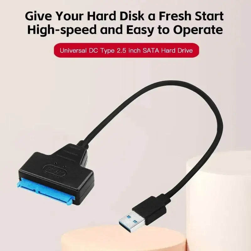 SATA to USB Easy Drive Hard Disk Adapter Cable for fast file transfers