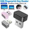 USB Fingerprint Key Reader Portable Security Key Anti-Spoofing Windows Hello FIDO U2F Speedy Matching Security Key for PC Laptop - Estalios