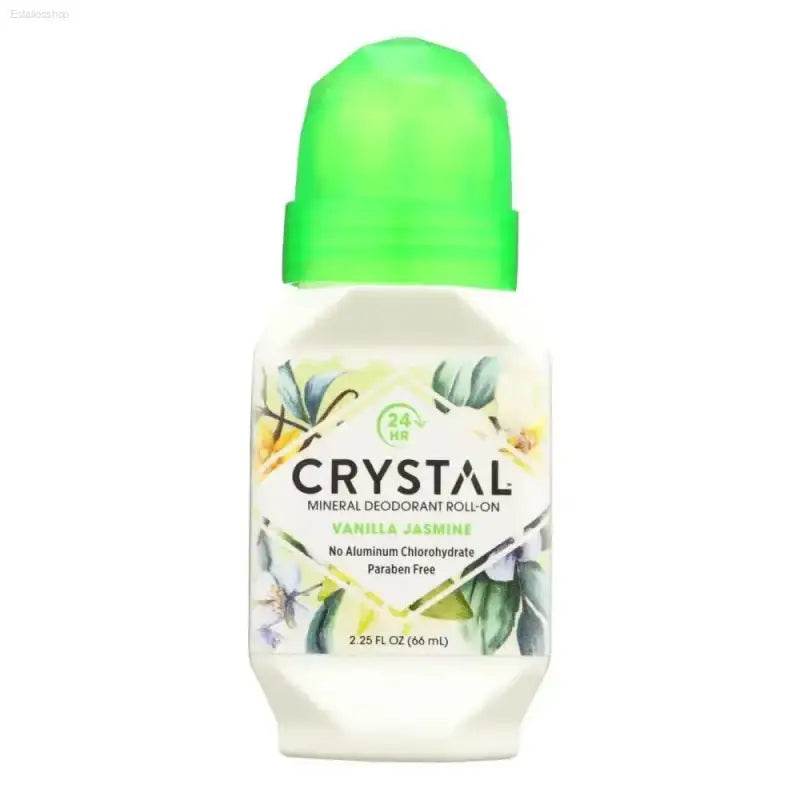 Vanilla Jasmine Deodorant: Unleash Freshness! **Crystal Vanilla Jasmine Mineral Deodorant Roll-On: Naturally Fresh All Day** Experience - Estalios