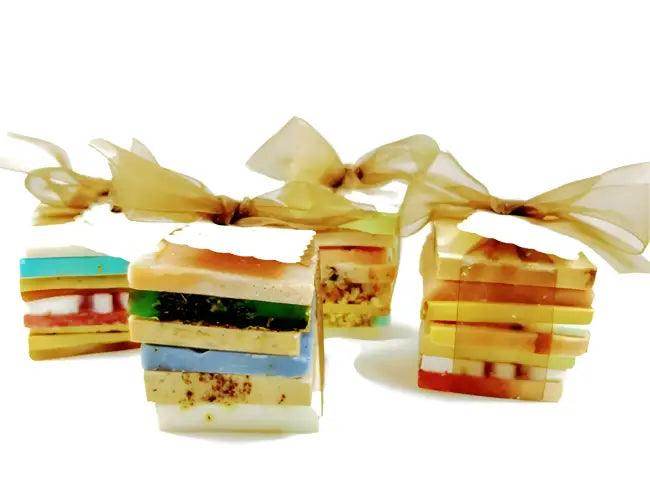 Vegan Soap Sampler Set with Colorful Handmade Bars - Estalios