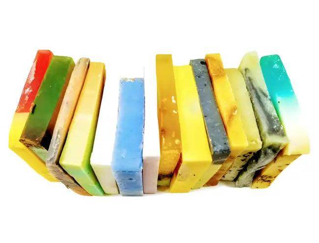 Vegan Soap Sampler Set with Colorful Handmade Bars - Estalios