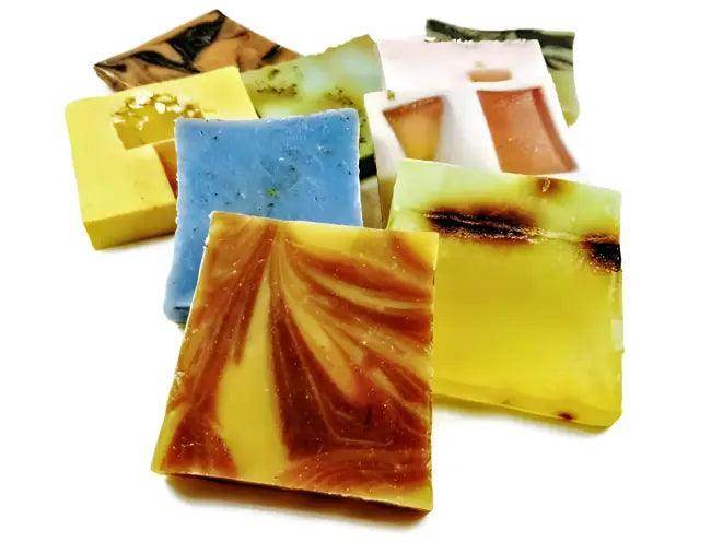 Vegan Soap Sampler Set with Colorful Handmade Bars - Estalios