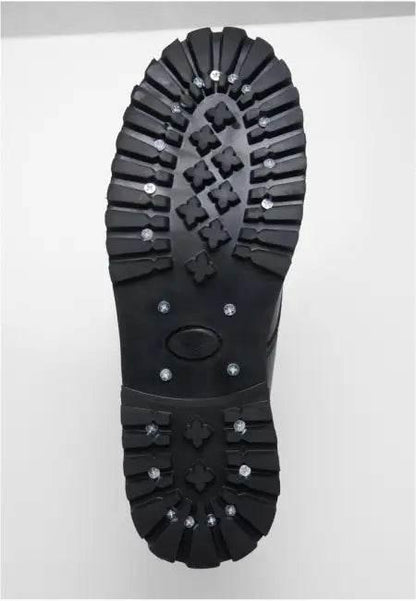 Step into Confidence with Black Leather Combat Boots - Estalios